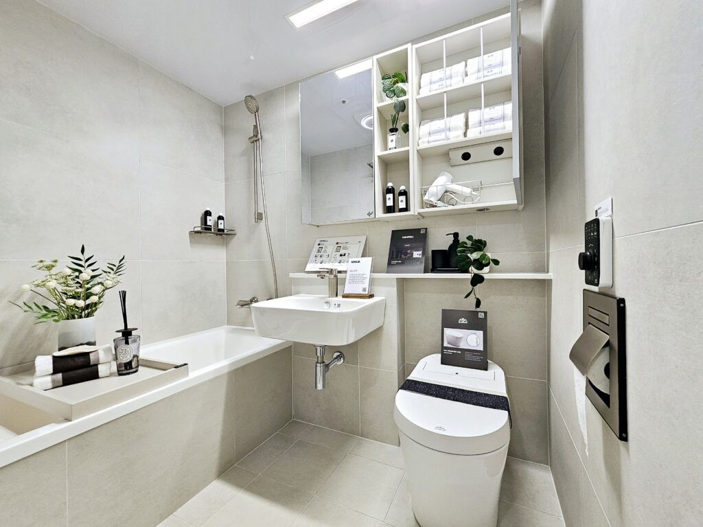 영통역자이 프라시엘 가족욕실